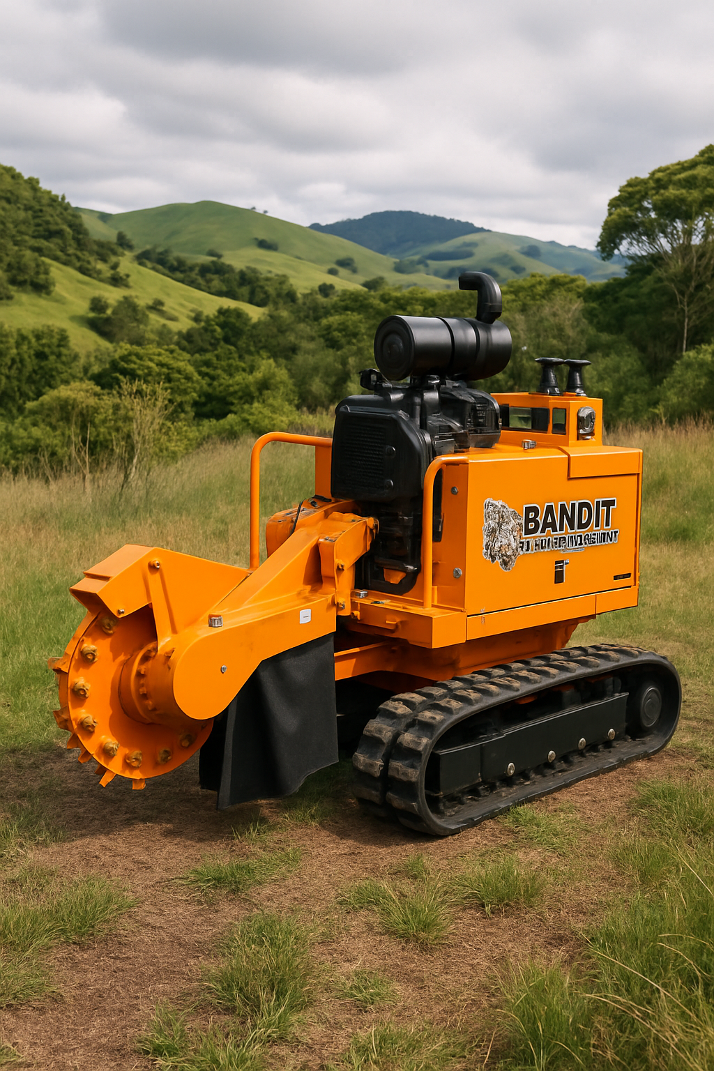 Commercial stump grinding service